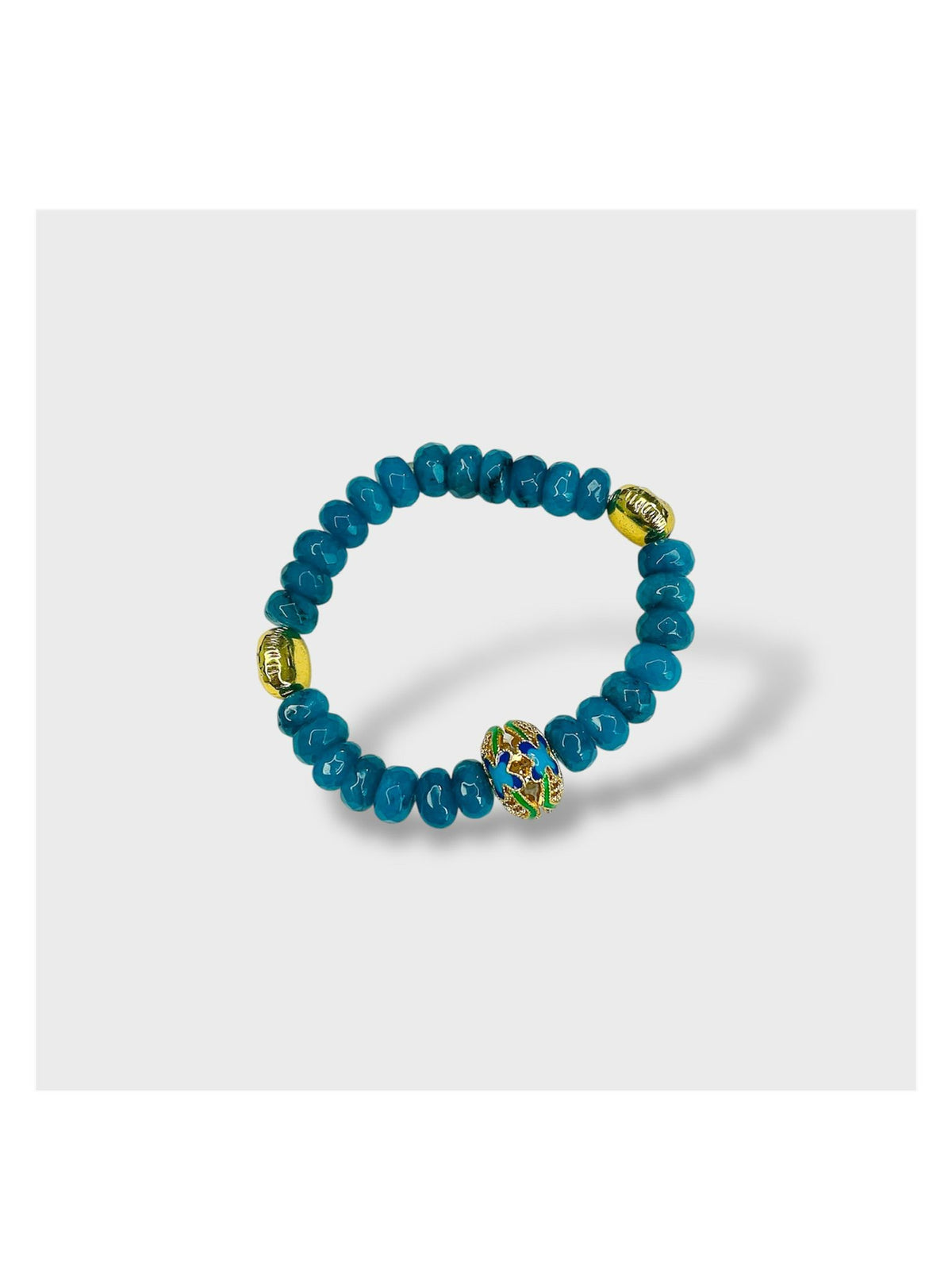 JASPER BEADS INDI CHARM