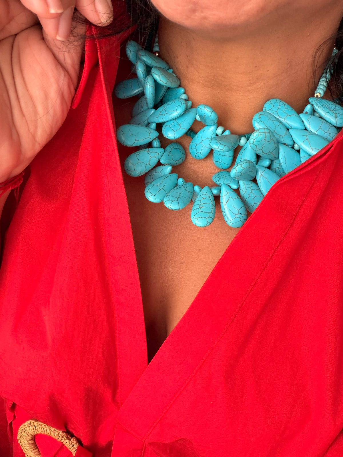 Chunky Necklace Turquoise