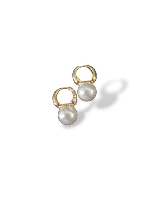 EARRING SET WITH PEARL IMITATION